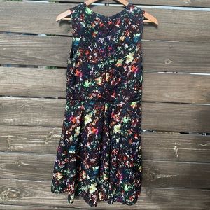 Wildly fun and colorful dress with pockets!